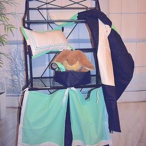 Coastal Handmade Baby Quilt Set